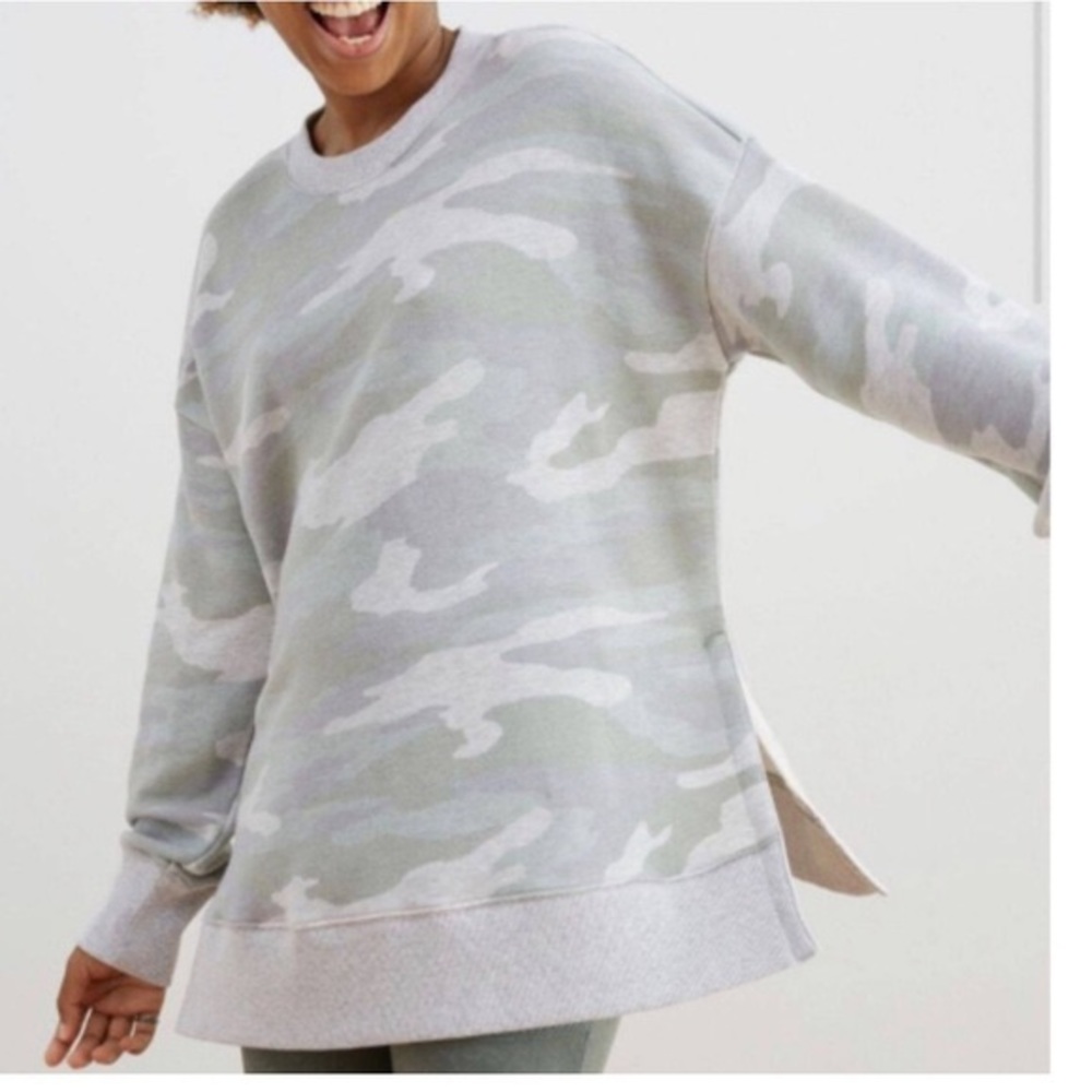 NWT Aerie Desert Oversized Sweatshirt Camo